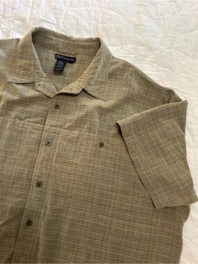5.11 Tactical Covert Shirt Mens 2XL Brown Plaid Short Sleeve concealed Carry